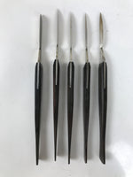 Japanese Medical Scalpel 5pc Set Vtg Stainless Steel Blade Tool Taxidermy KN20