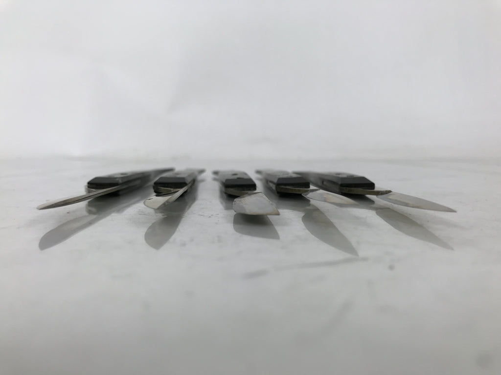 Japanese Medical Scalpel 5pc Set Vtg Stainless Steel Blade Tool Taxidermy KN20