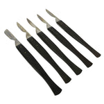 Japanese Medical Scalpel 5pc Set Vtg Stainless Steel Blade Tool Taxidermy KN20