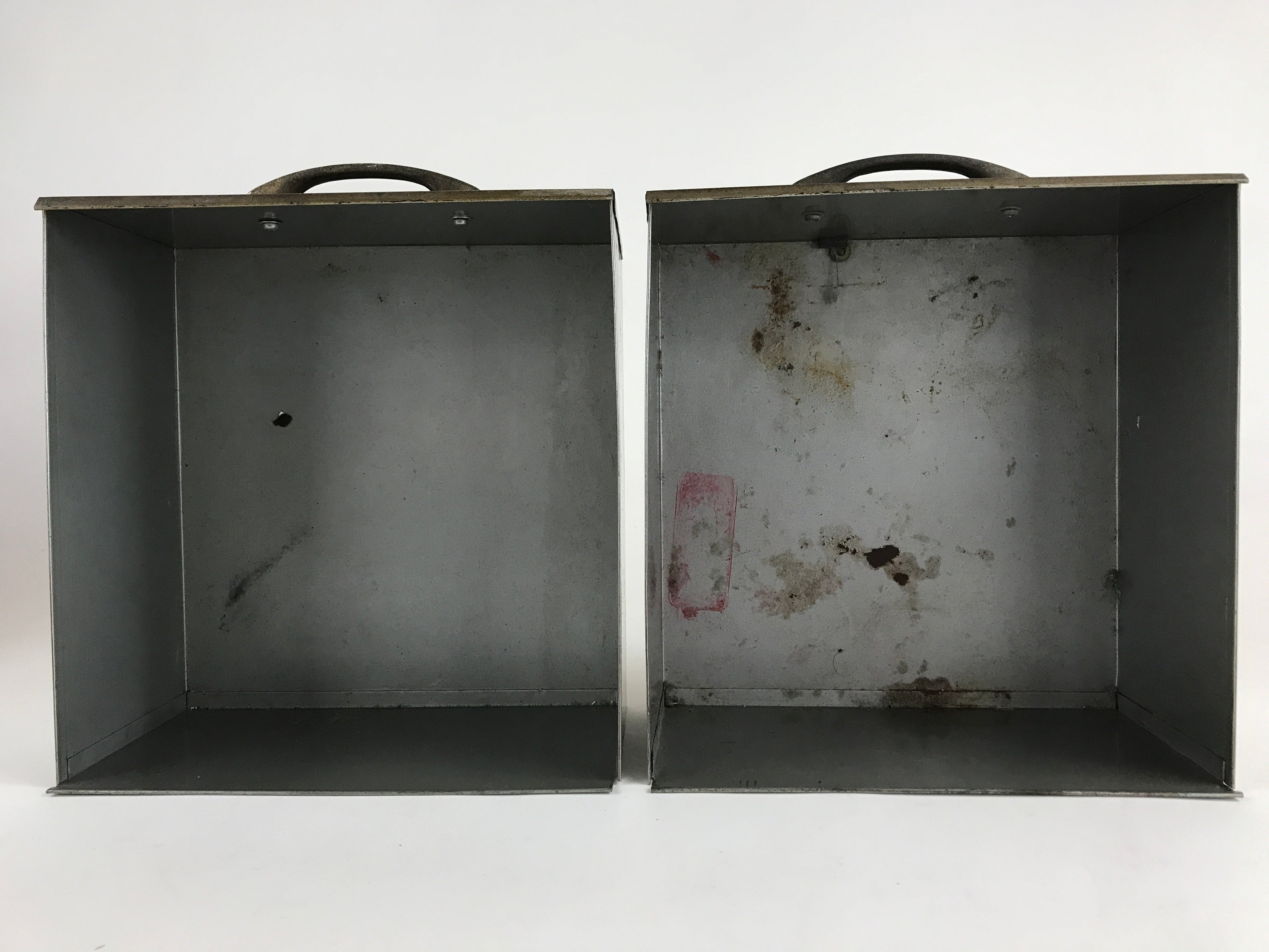 Japanese Medicine Box First Aid Kit Iron Drawer Box Hayashi Yakuhin Shokai JK514