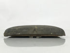 Japanese Metal Agricultural Association Building Signboard Vtg Kanji Brown JK883