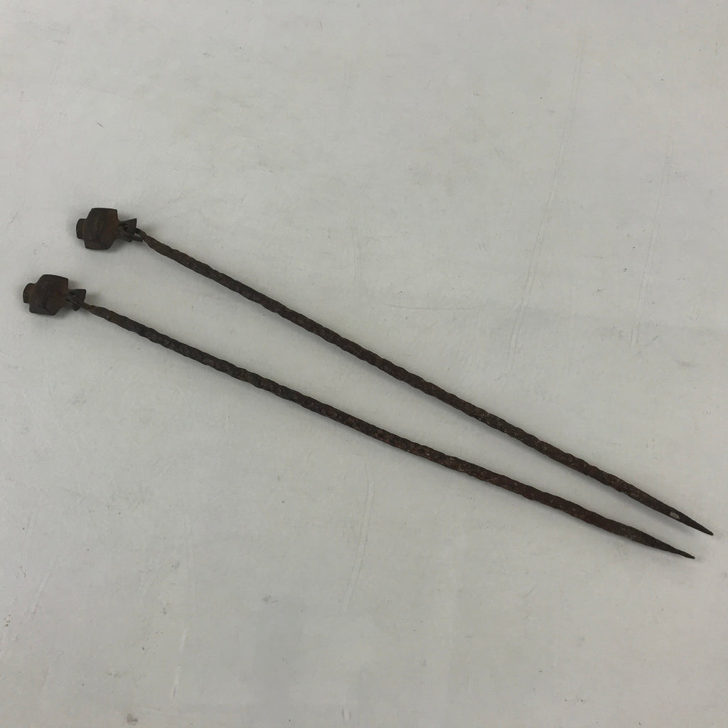 Japanese Metal Chopsticks Hibashi Charcoal Brazier Ash Pot Pot Hibachi JK493