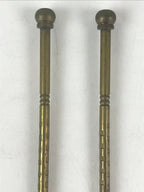 Japanese Metal Chopsticks Hibashi Charcoal Brazier Ash Pot Vtg Pit Hibachi JK492
