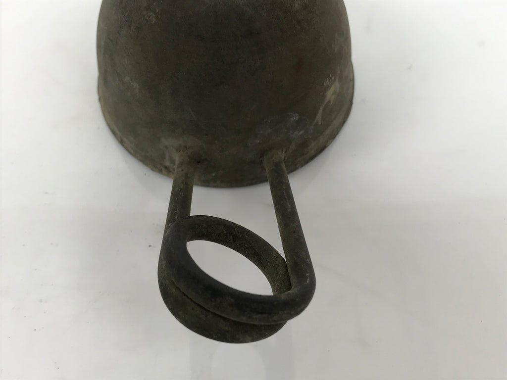 Japanese Metal Coil Burner Vtg Oil Canister Military Science Lab Equipment JK913