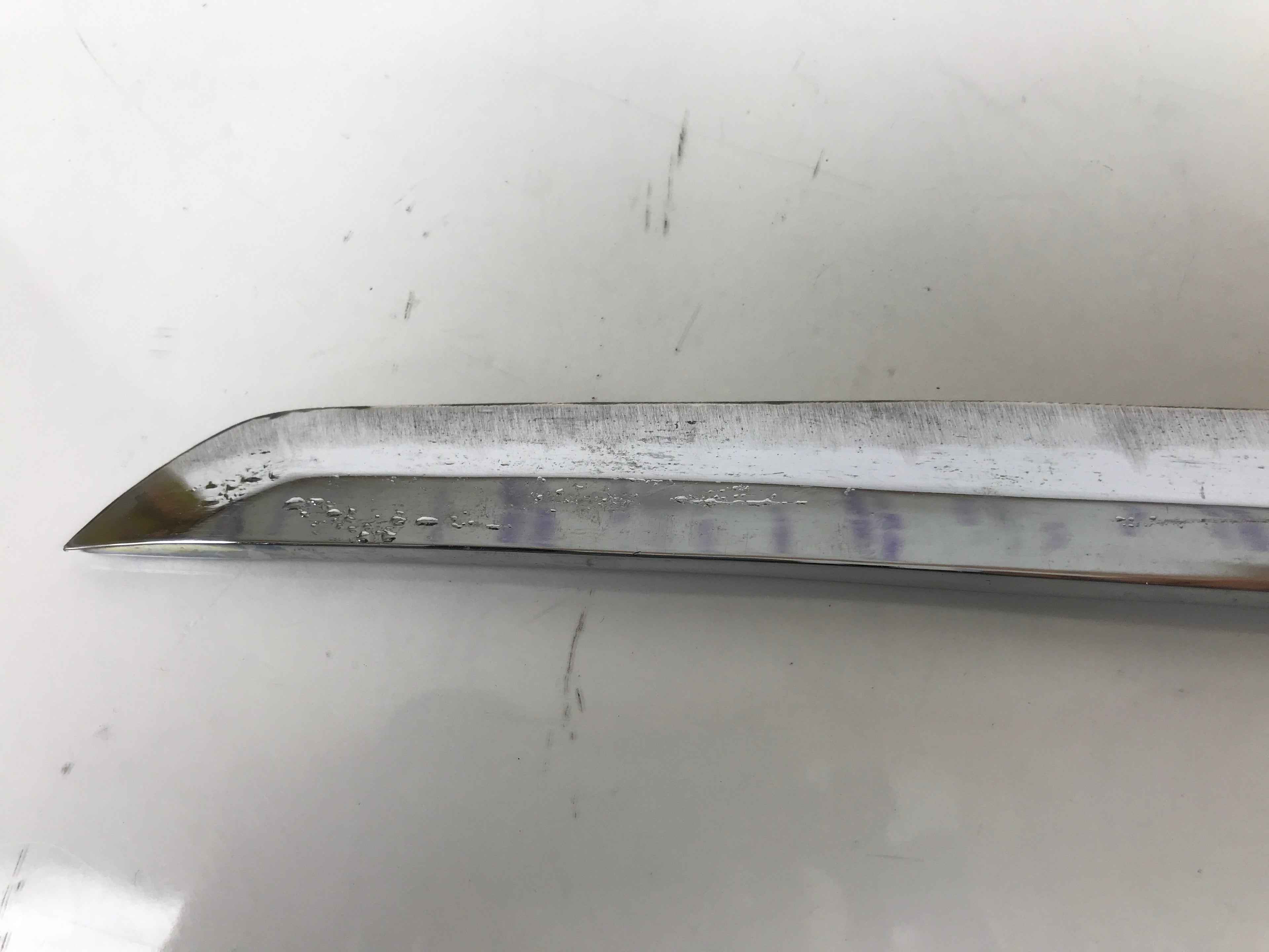 Japanese Metal Costume Sword Imitation Chisa Katana Wakizashi Wood Sheath JK847