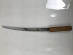 Japanese Metal Costume Sword Imitation Chisa Katana Wakizashi Wood Sheath JK847