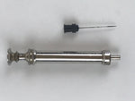 Japanese Metal Frame Small Syringe with Case Vtg Experiment Military Medical JK4