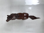 Japanese Metal Horse Statue Vtg Uma Takaoka Copperware Doki Brown Boxed PX793