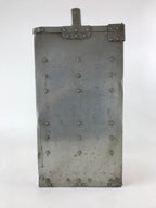 Japanese Metal Restaurant Delivery Box Vtg Wood Handle Shelves Ramen JK601