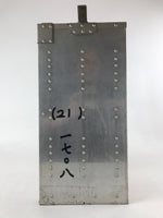 Japanese Metal Restaurant Delivery Box Vtg Wood Handle Shelves Ramen JK602