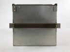 Japanese Metal Restaurant Delivery Box Vtg Wood Handle Shelves Ramen JK602