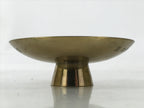 Japanese Metal Sake Cup Sakazuki Gold Minister Agriculture Showa Shallow G298
