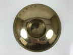 Japanese Metal Sake Cup Sakazuki Gold Minister Agriculture Showa Shallow G298