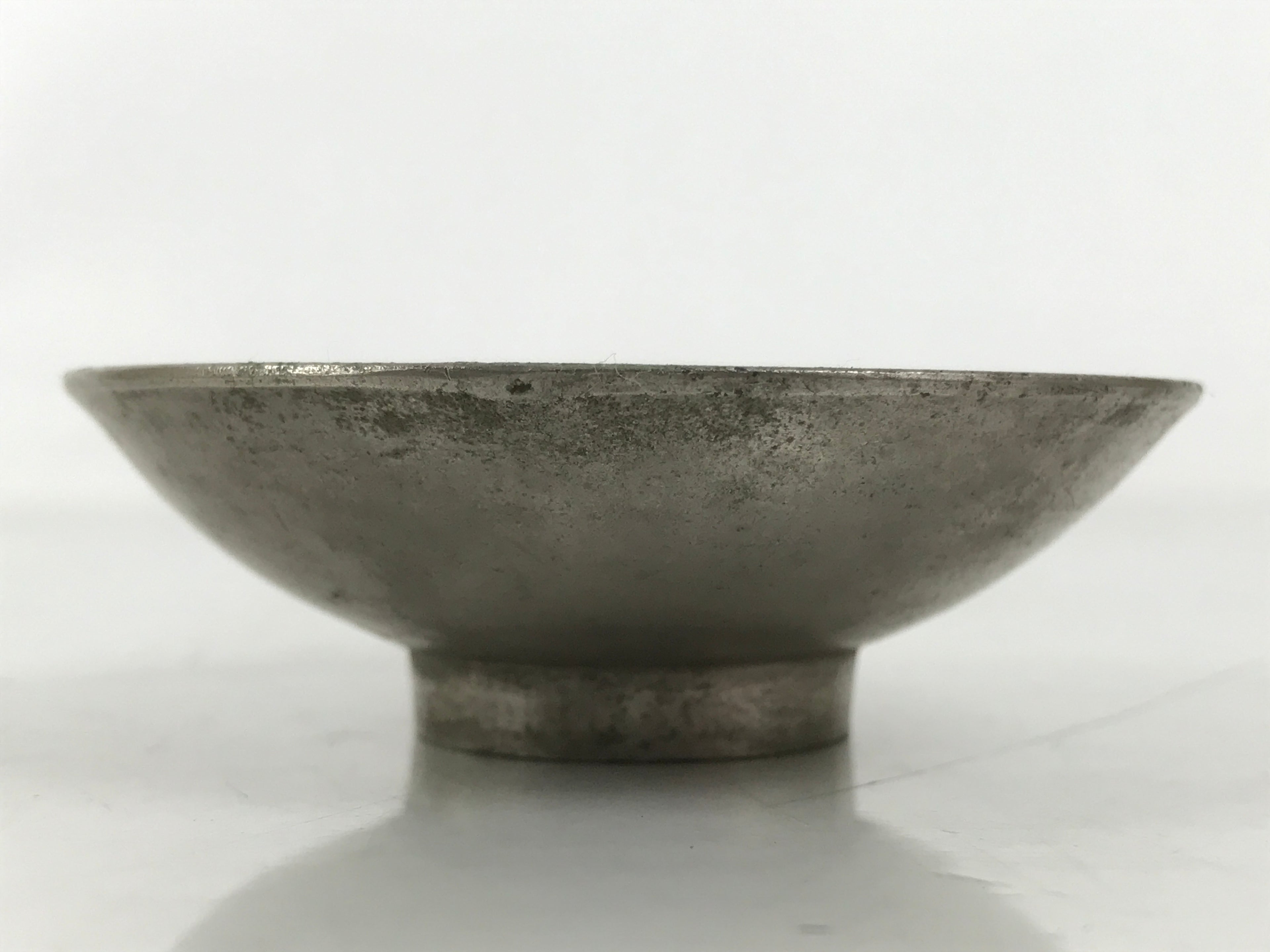 Japanese Metal Sake Cup Sakazuki Vtg Meiji Jingu Visit Commemorative Ochoko G281