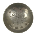 Japanese Metal Sake Cup Sakazuki Vtg Meiji Jingu Visit Commemorative Ochoko G281