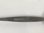 Japanese Metal Spoon Vtg Teaspoon Small Coffee Silver Emblem Paper Box JK930