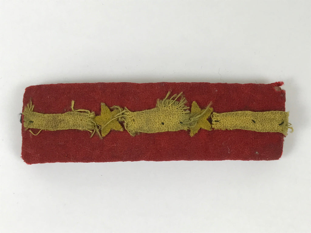 Japanese Military Uniform Insignia Rank Vtg Imperial Japan WWII JK799