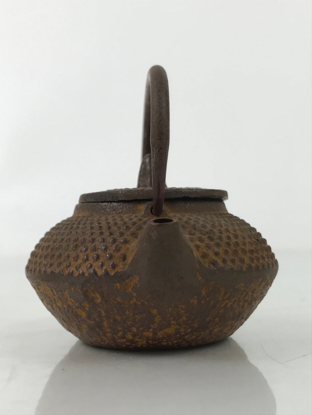 Japanese Miniature Cast Iron Tetsubin Kettle Teapot Vtg Display Nanbu Tekki T119