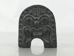 Japanese Miniature Clay Oni Demon Kawara Roof Tile Onigawara Vtg Amulet JK896