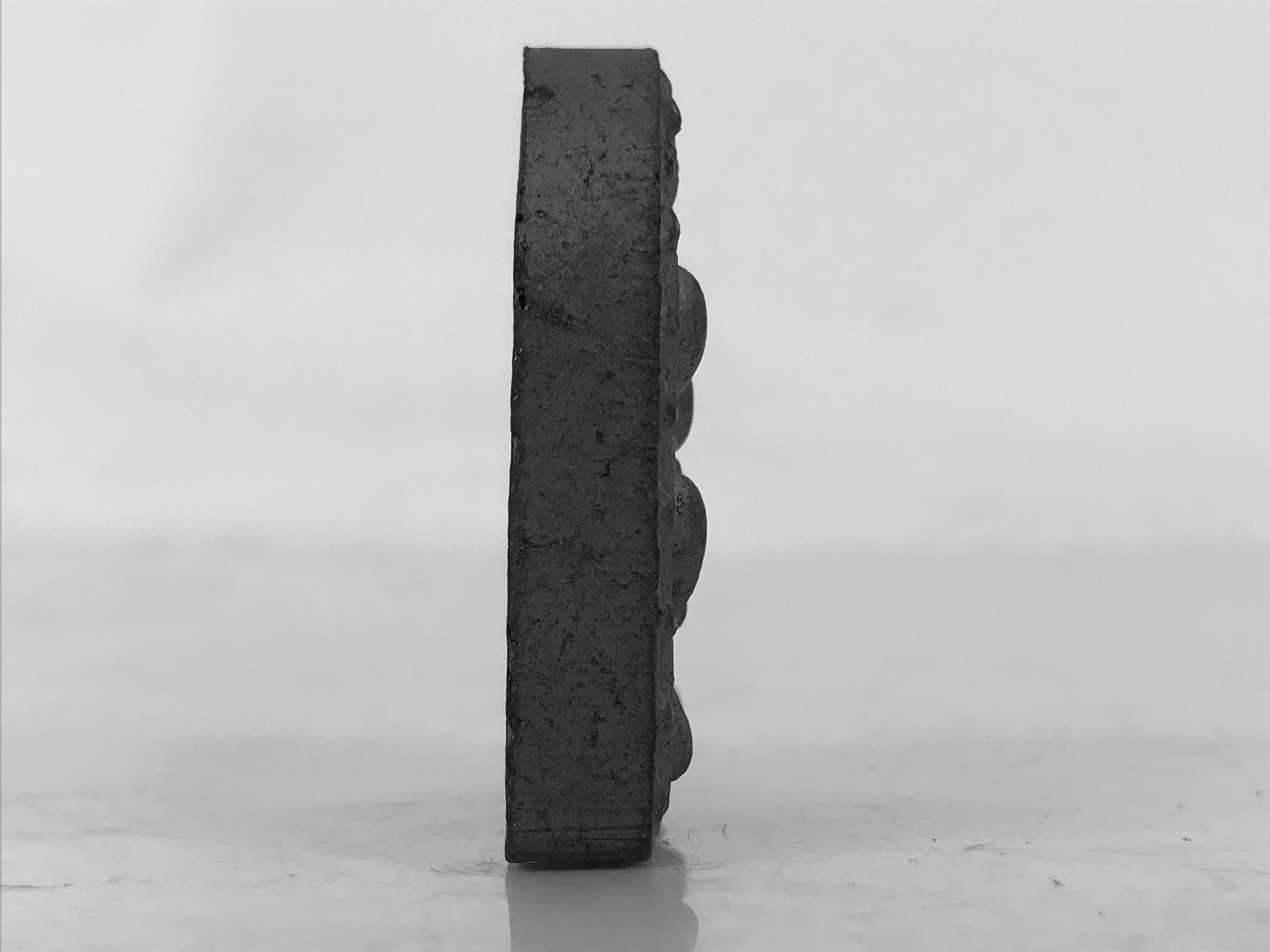 Japanese Miniature Clay Oni Demon Kawara Roof Tile Onigawara Vtg Amulet JK896