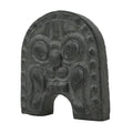 Japanese Miniature Clay Oni Demon Kawara Roof Tile Onigawara Vtg Amulet JK896