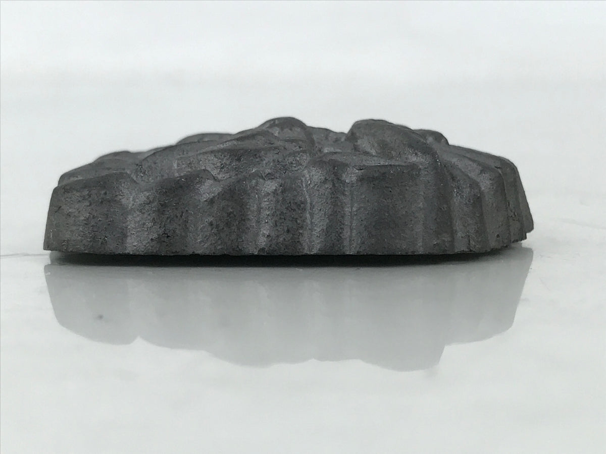 Japanese Miniature Clay Oni Demon Kawara Roof Tile Onigawara Vtg Amulet JK897