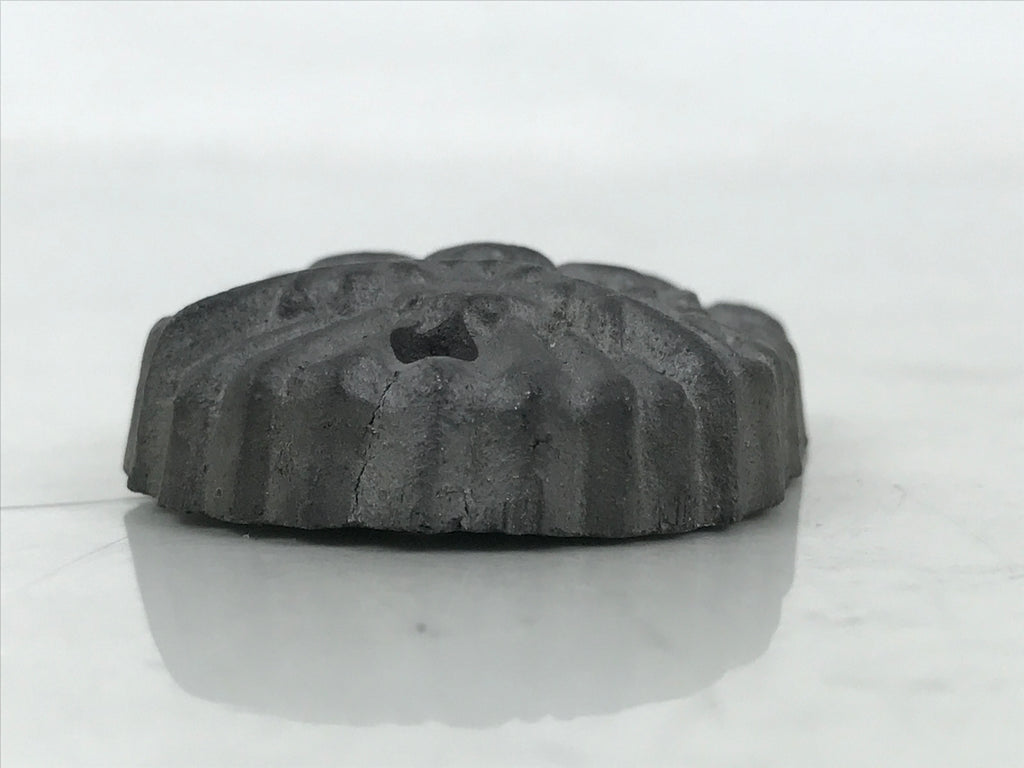 Japanese Miniature Clay Oni Demon Kawara Roof Tile Onigawara Vtg Amulet JK897