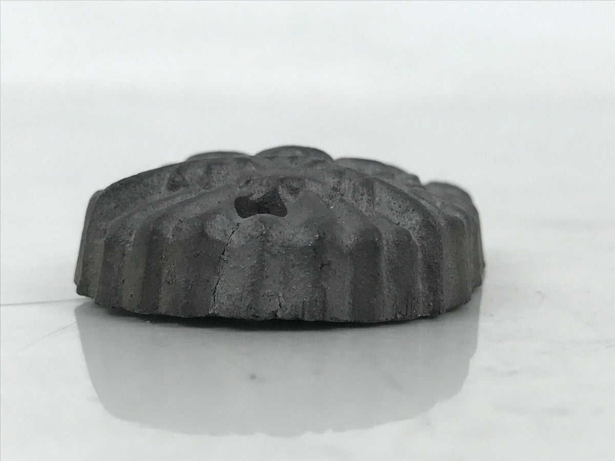 Japanese Miniature Clay Oni Demon Kawara Roof Tile Onigawara Vtg Amulet JK897
