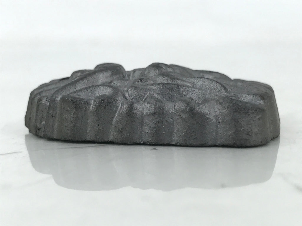 Japanese Miniature Clay Oni Demon Kawara Roof Tile Onigawara Vtg Amulet JK897