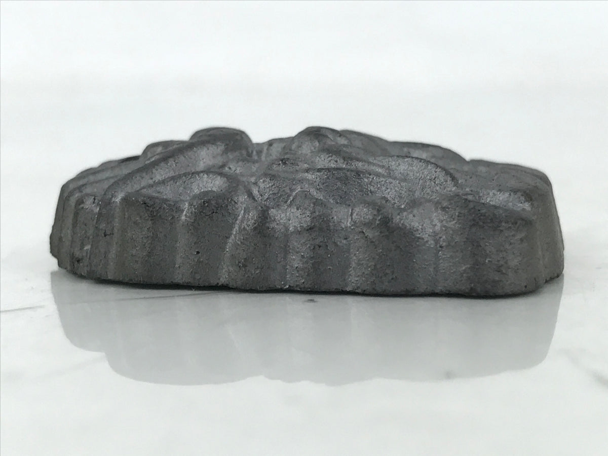 Japanese Miniature Clay Oni Demon Kawara Roof Tile Onigawara Vtg Amulet JK897