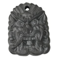 Japanese Miniature Clay Oni Demon Kawara Roof Tile Onigawara Vtg Amulet JK897