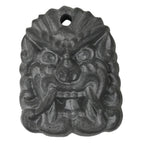 Japanese Miniature Clay Oni Demon Kawara Roof Tile Onigawara Vtg Amulet JK897