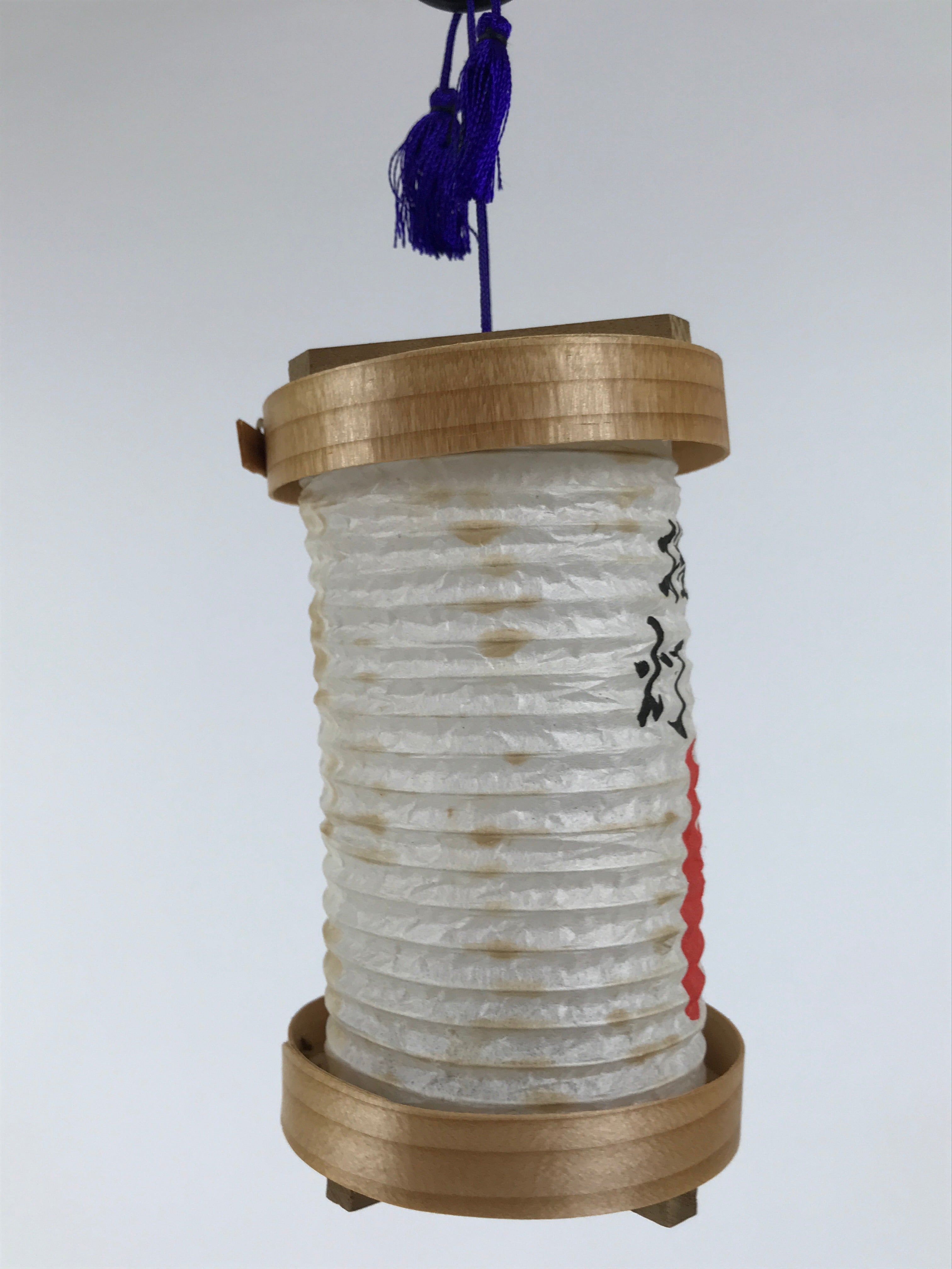 Japanese Miniature Hanging Lantern Vtg Chochin Odawara Souvenir Decor LT113