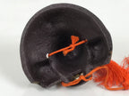 Japanese Miniature Iron Metal Samurai Helmet Kabuto Vtg Boy Festival Brown ID647