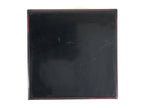 Japanese Miniature Measuring Cup Vtg Masu Lacquer Replica Sake Black Red L485