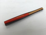 Japanese Miniature Paper Folding Fan Sensu Bamboo Frame Boar Inoshishi Red 4D968