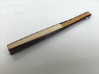 Japanese Miniature Paper Folding Fan Sensu Bamboo Frame Yellow Tiger Toy 4D965