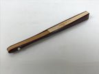 Japanese Miniature Paper Folding Fan Sensu Bamboo Frame Yellow Tiger Toy 4D965