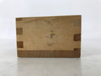 Japanese Miniature Wooden Measuring Cup Masu Decoration Kanji Congaturation L541