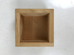 Japanese Miniature Wooden Measuring Cup Masu Decoration Kanji Congaturation L541