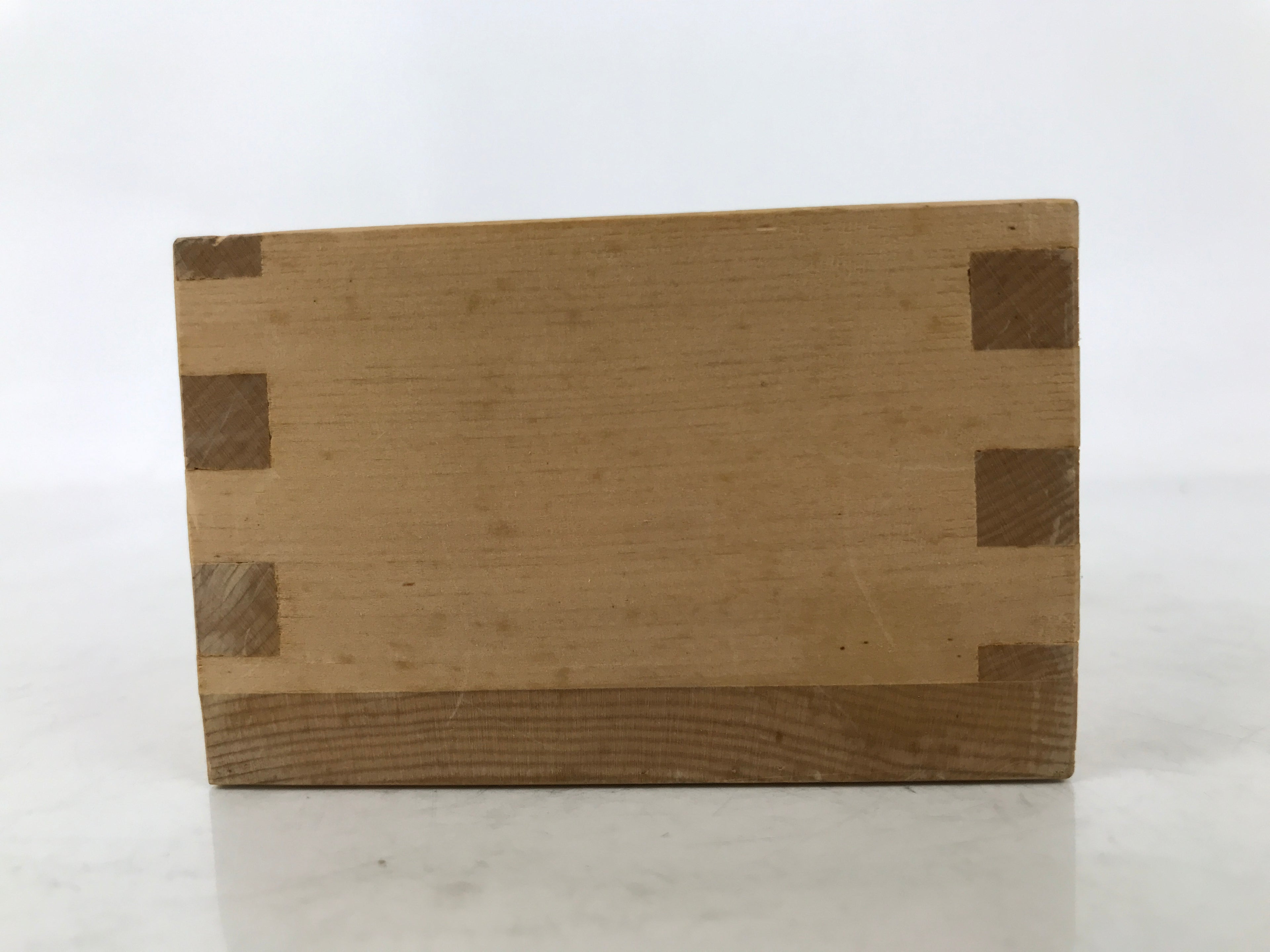 Japanese Miniature Wooden Measuring Cup Masu Decoration Kanji Congaturation L542