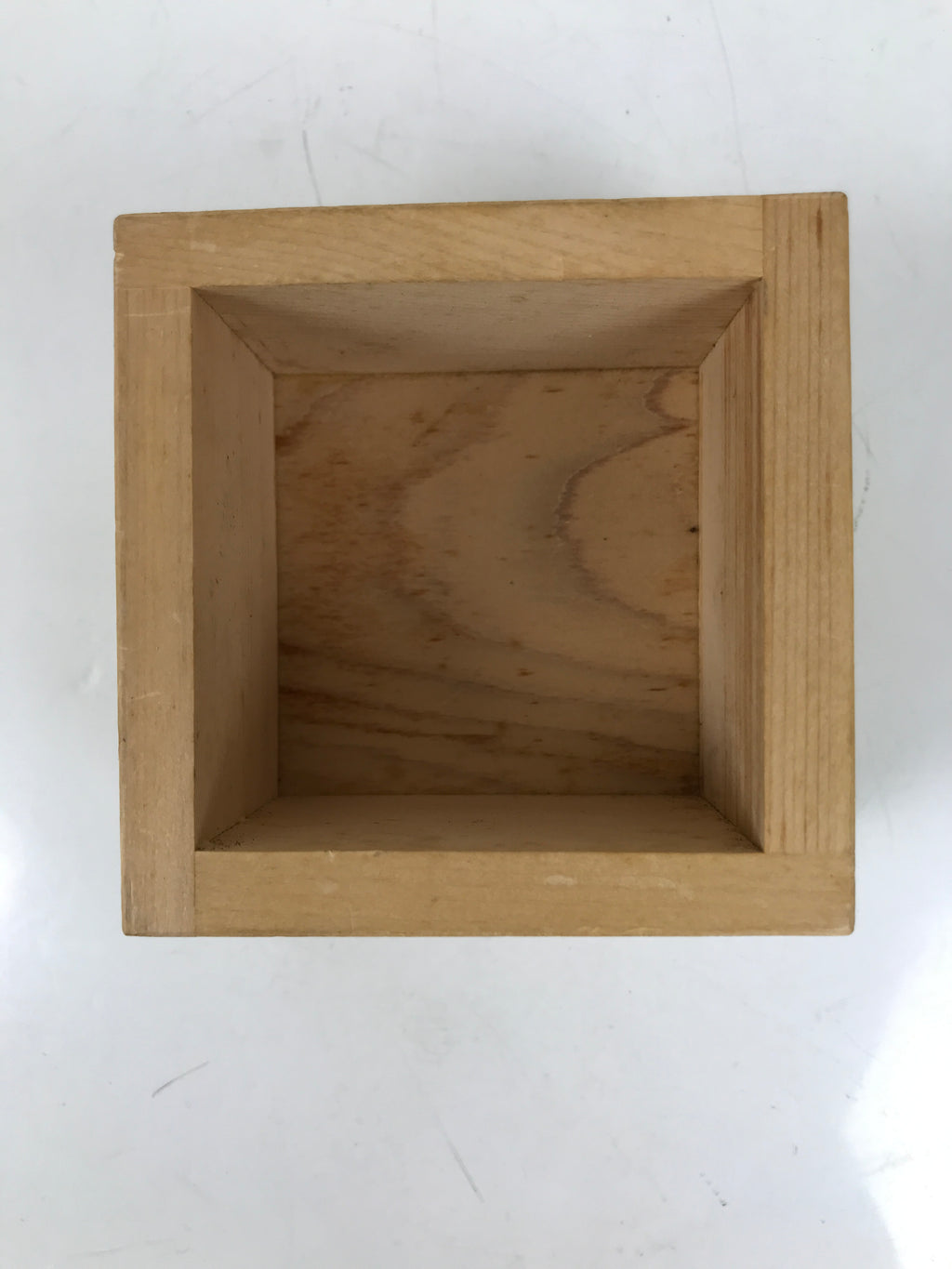 Japanese Miniature Wooden Measuring Cup Masu Decoration Kanji Congaturation L542