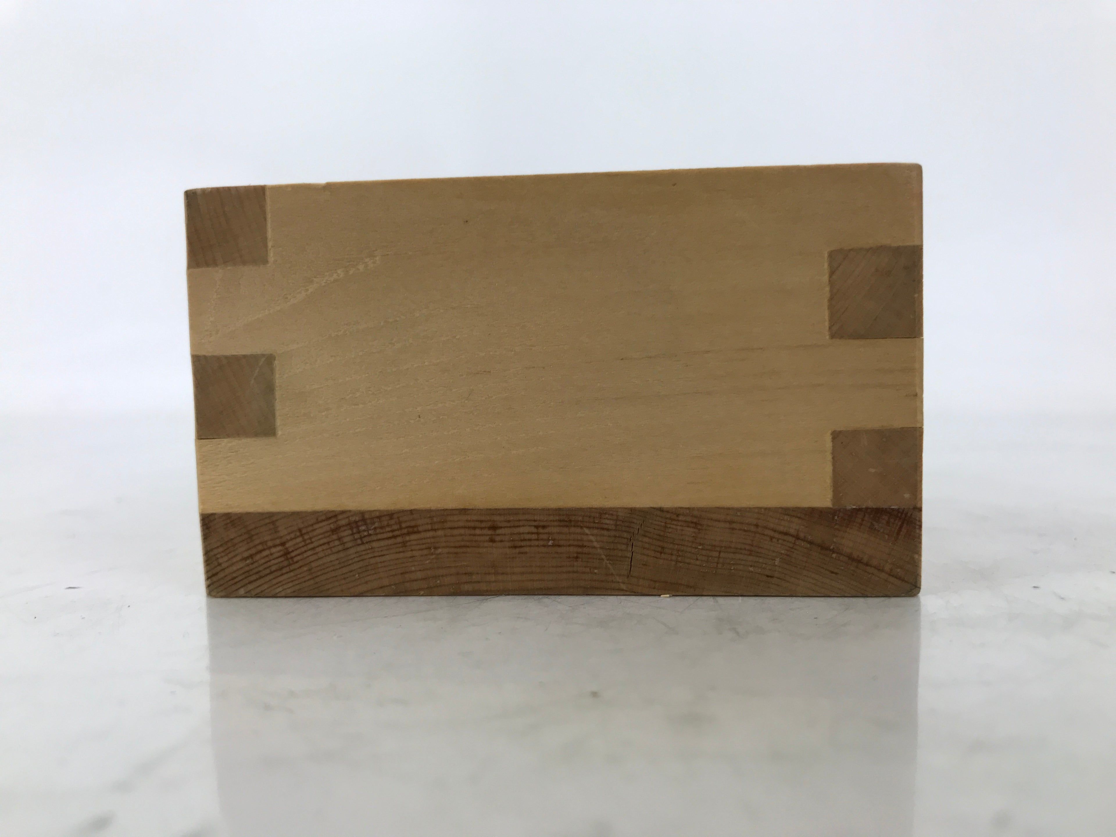 Japanese Miniature Wooden Measuring Cup Masu Decoration Kanji Congaturation L543