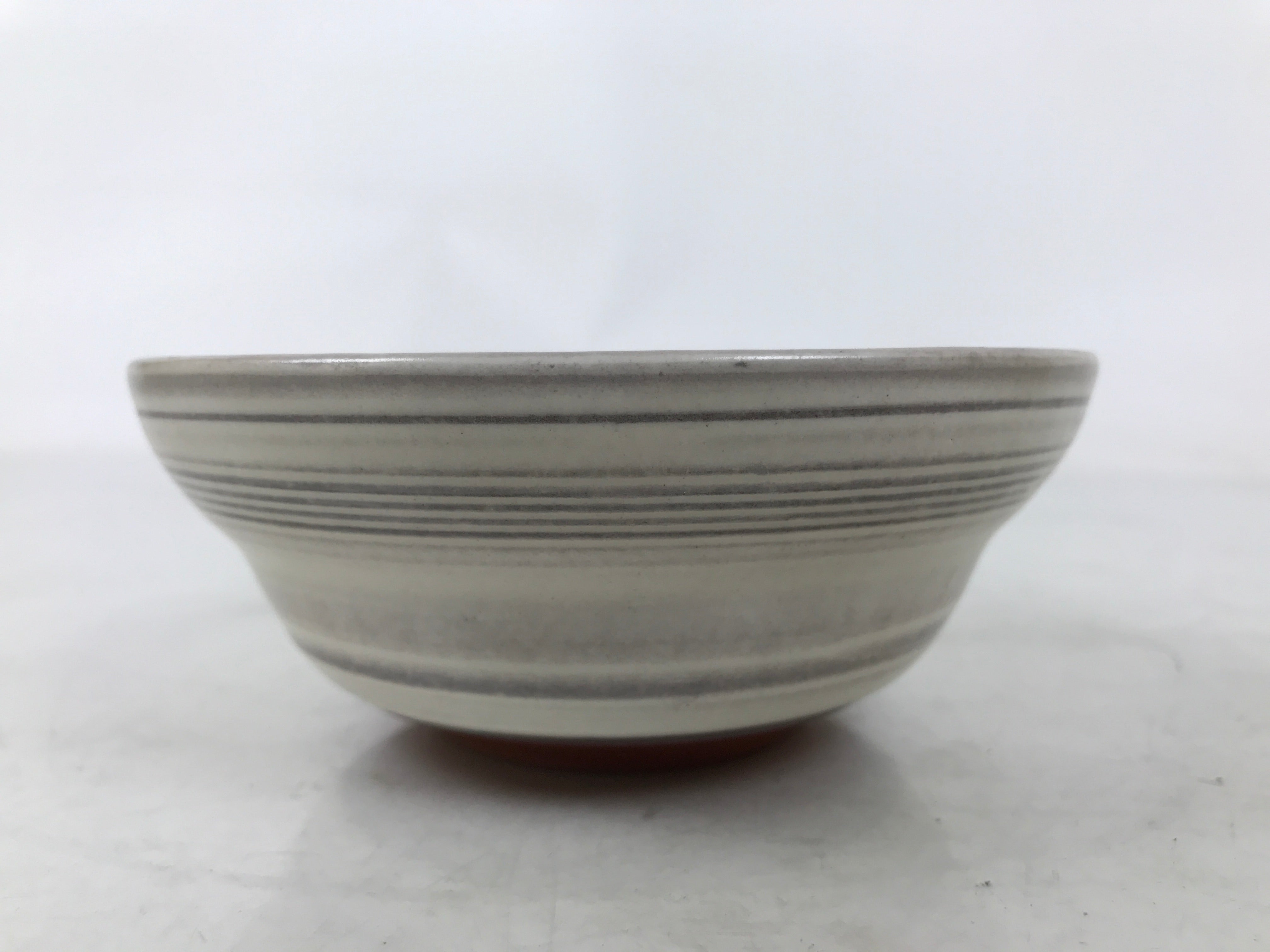 Japanese Mishima Ceramic Pottery Small Bowl Vtg Deep Kobachi White Gray Y423