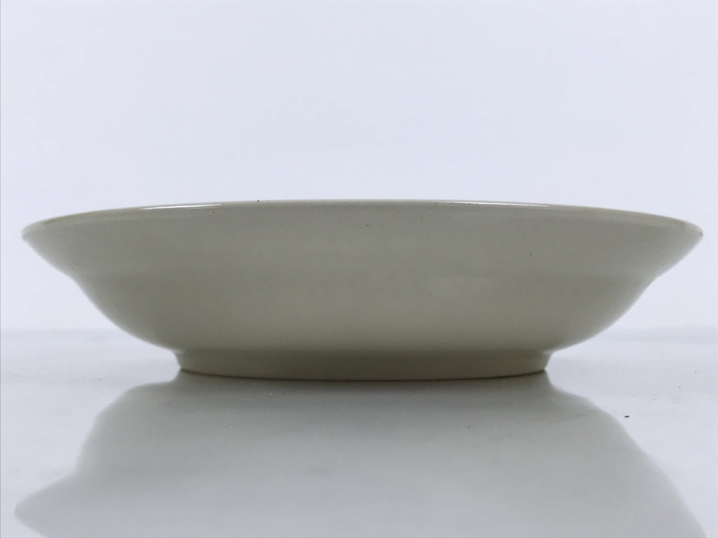 Japanese Miyoshi Stoneware Shallow Bowl Vtg Ceramic Pottery Yellow Brown Y540
