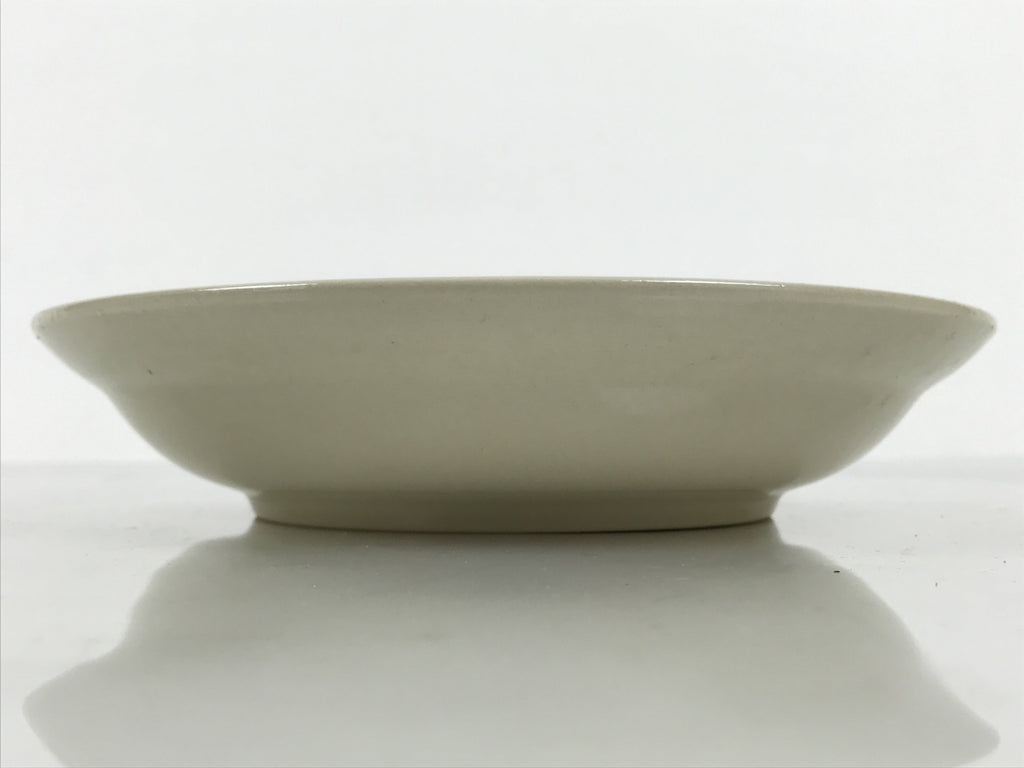 Japanese Miyoshi Stoneware Shallow Bowl Vtg Ceramic Pottery Yellow Brown Y540
