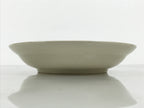 Japanese Miyoshi Stoneware Shallow Bowl Vtg Ceramic Pottery Yellow Brown Y540