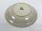 Japanese Miyoshi Stoneware Shallow Bowl Vtg Ceramic Pottery Yellow Brown Y540