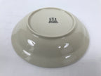 Japanese Miyoshi Stoneware Shallow Bowl Vtg Ceramic Pottery Yellow Brown Y541