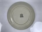 Japanese Miyoshi Stoneware Shallow Bowl Vtg Ceramic Pottery Yellow Brown Y541